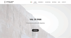 Desktop Screenshot of consorziomarmistivalpantena.it